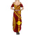 Personalised Fiji Rotuma Summer Maxi Dress Fijian Tapa Pattern LT14 - Polynesian Pride