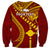 Personalised Fiji Rotuma Sweatshirt Fijian Tapa Pattern LT14 - Polynesian Pride