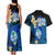 Hafa Adai Guam Couples Matching Tank Maxi Dress and Hawaiian Shirt Guahan Sea Turtle Tropical Style LT14 - Polynesian Pride