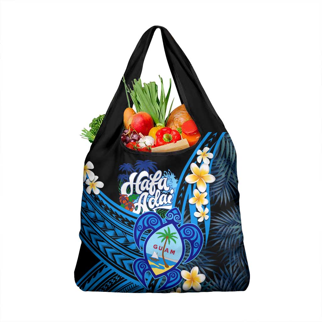 Hafa Adai Guam Grocery Bag Guahan Sea Turtle Tropical Style