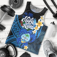 Hafa Adai Guam Men Tank Top Guahan Sea Turtle Tropical Style LT14 - Polynesian Pride
