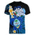 Hafa Adai Guam Women V Neck T Shirt Guahan Sea Turtle Tropical Style LT14 - Polynesian Pride