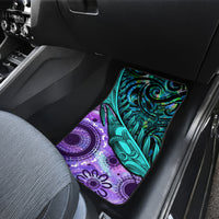 New Zealand Paua Shell With Australia Opal Unique Combine Car Mats LT14 - Polynesian Pride