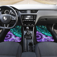 New Zealand Paua Shell With Australia Opal Unique Combine Car Mats LT14 - Polynesian Pride