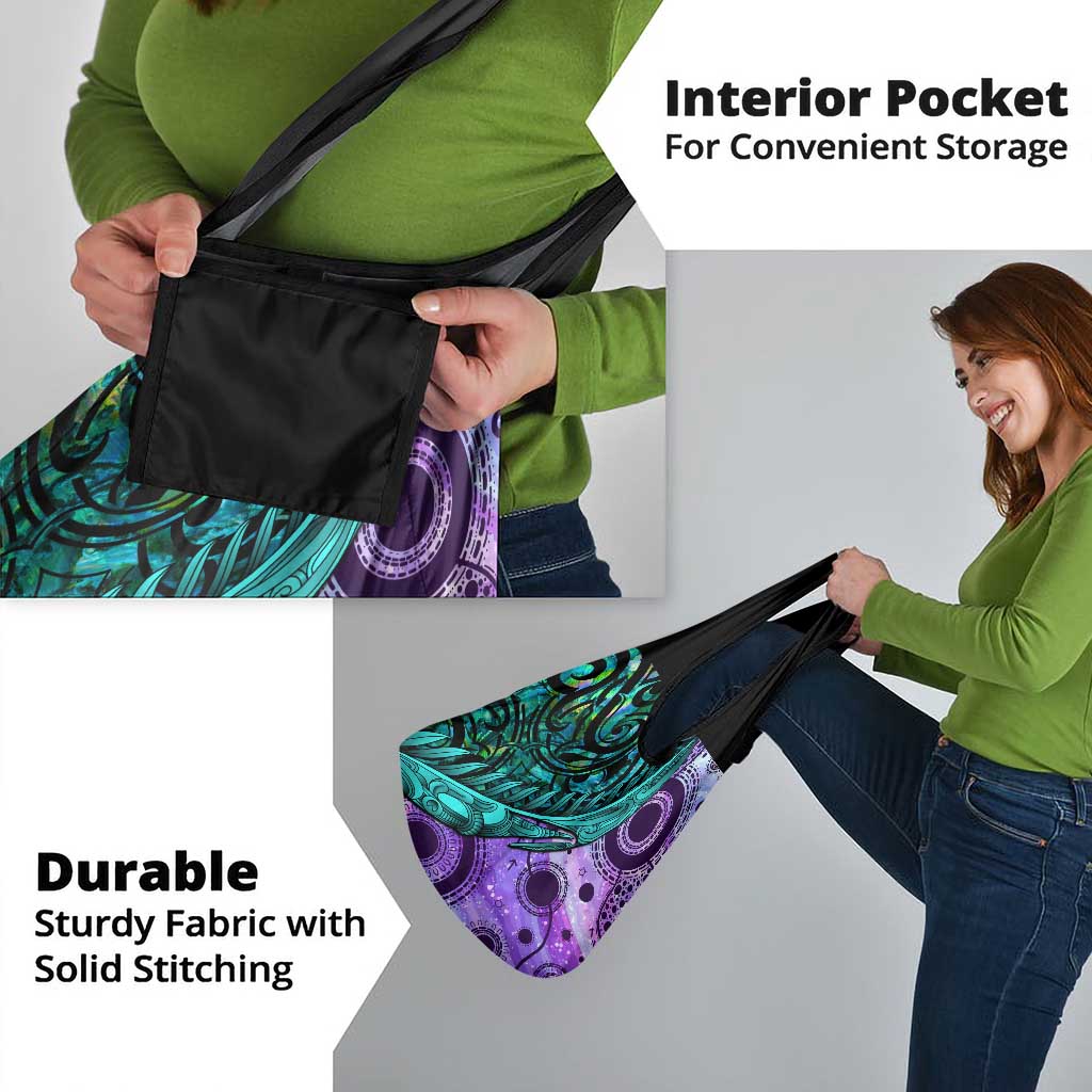 New Zealand Paua Shell With Australia Opal Unique Combine Grocery Bag