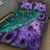 New Zealand Paua Shell With Australia Opal Unique Combine Quilt Bed Set LT14 - Polynesian Pride