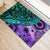 New Zealand Paua Shell With Australia Opal Unique Combine Rubber Doormat LT14 - Polynesian Pride