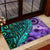 New Zealand Paua Shell With Australia Opal Unique Combine Rubber Doormat LT14 - Polynesian Pride