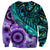 New Zealand Paua Shell With Australia Opal Unique Combine Sweatshirt LT14 - Polynesian Pride