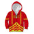 Hawaii Mauna Kea Kid Hoodie Hawaiian Kakau Tribal Pattern LT14 Zip Hoodie Red - Polynesian Pride