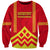 Hawaii Mauna Kea Sweatshirt Hawaiian Kakau Tribal Pattern LT14 Unisex Red - Polynesian Pride