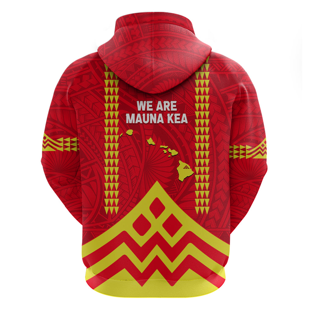 Hawaii Mauna Kea Zip Hoodie Hawaiian Kakau Tribal Pattern LT14 - Polynesian Pride