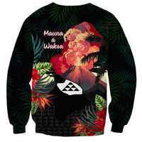 Hawaii Mauna Kea Sweatshirt White Mountain With Nene Tropical Vibes LT14 - Polynesian Pride