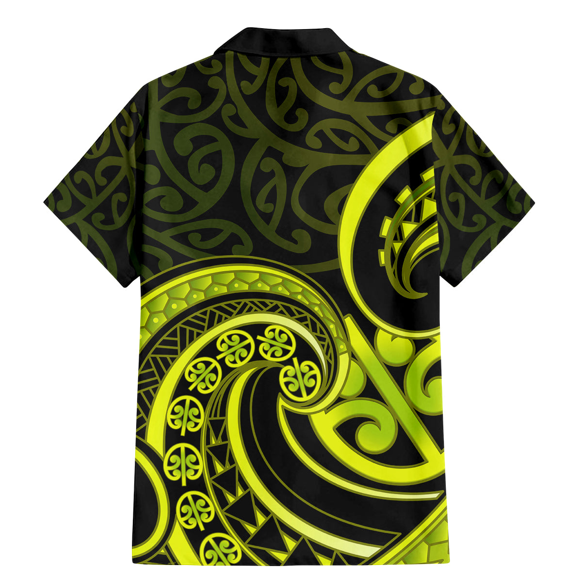 Lime Green New Zealand Mangopare Family Matching Mermaid Dress and Hawaiian Shirt Aotearoa Maori Koru Style LT14 - Polynesian Pride