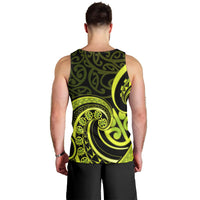 Lime Green New Zealand Mangopare Men Tank Top Aotearoa Maori Koru Style LT14 - Polynesian Pride
