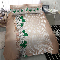 Cook Islands Tiare Maori With Conch Shell Bedding Set 2025 Pasifika Polynesian Tattoo LT14 - Polynesian Pride