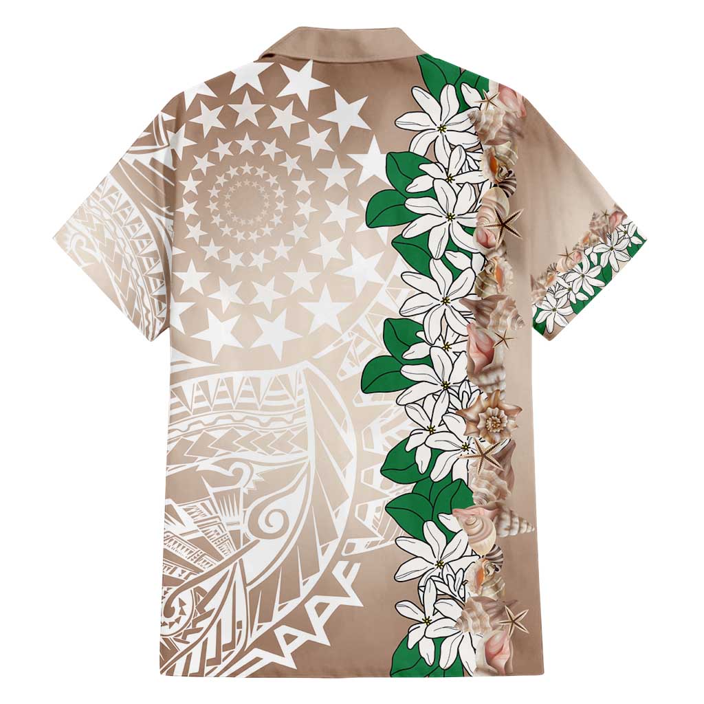 Cook Islands Tiare Maori With Conch Shell Family Matching Summer Maxi Dress and Hawaiian Shirt 2025 Pasifika Polynesian Tattoo