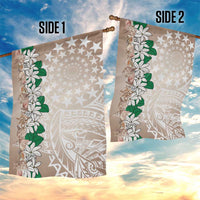 Cook Islands Tiare Maori With Conch Shell Garden Flag 2025 Pasifika Polynesian Tattoo