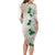 Cook Islands Tiare Maori With Conch Shell Long Sleeve Bodycon Dress 2025 Pasifika Polynesian Tattoo