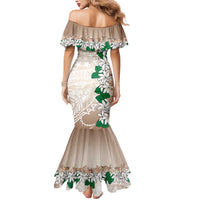 Cook Islands Tiare Maori With Conch Shell Mermaid Dress 2025 Pasifika Polynesian Tattoo