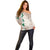 Cook Islands Tiare Maori With Conch Shell Off Shoulder Sweater 2025 Pasifika Polynesian Tattoo