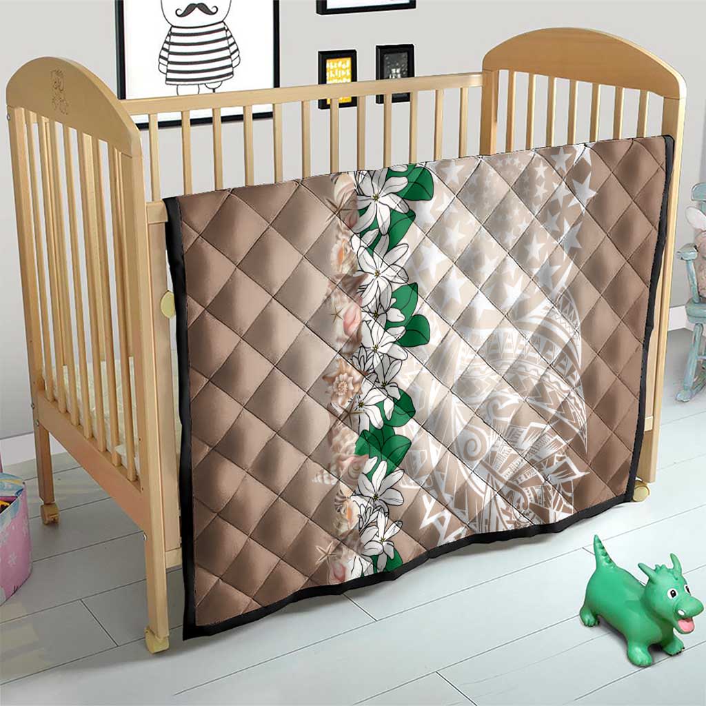 Cook Islands Tiare Maori With Conch Shell Quilt 2025 Pasifika Polynesian Tattoo