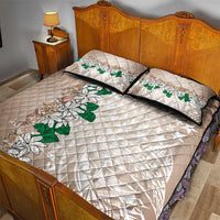 Cook Islands Tiare Maori With Conch Shell Quilt Bed Set 2025 Pasifika Polynesian Tattoo