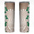 Cook Islands Tiare Maori With Conch Shell Skinny Tumbler 2025 Pasifika Polynesian Tattoo