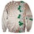 Cook Islands Tiare Maori With Conch Shell Sweatshirt 2025 Pasifika Polynesian Tattoo