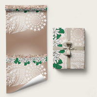 Cook Islands Tiare Maori With Conch Shell Wrapping Paper 2025 Pasifika Polynesian Tattoo - Polynesian Pride