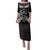 Kia Orana Cook Islands Family Matching Puletasi and Hawaiian Shirt 2025 Pasifika Polynesian Turtle Black Color