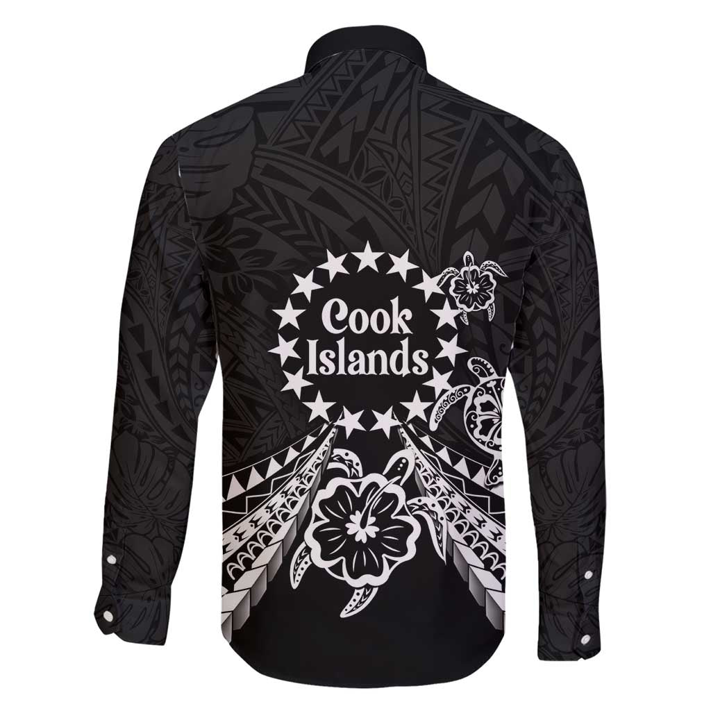 Kia Orana Cook Islands Family Matching Short Sleeve Bodycon Dress and Hawaiian Shirt 2025 Pasifika Polynesian Turtle Black Color