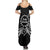 Kia Orana Cook Islands Family Matching Summer Maxi Dress and Hawaiian Shirt 2025 Pasifika Polynesian Turtle Black Color