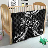 Kia Orana Cook Islands Quilt 2025 Pasifika Polynesian Turtle Black Color