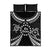 Kia Orana Cook Islands Quilt Bed Set 2025 Pasifika Polynesian Turtle Black Color