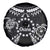 Kia Orana Cook Islands Spare Tire Cover 2025 Pasifika Polynesian Turtle Black Color