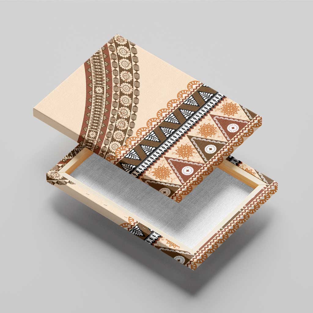 Bula Fiji Canvas Wall Art 2025 Pasifika Traditional Fijian Masi