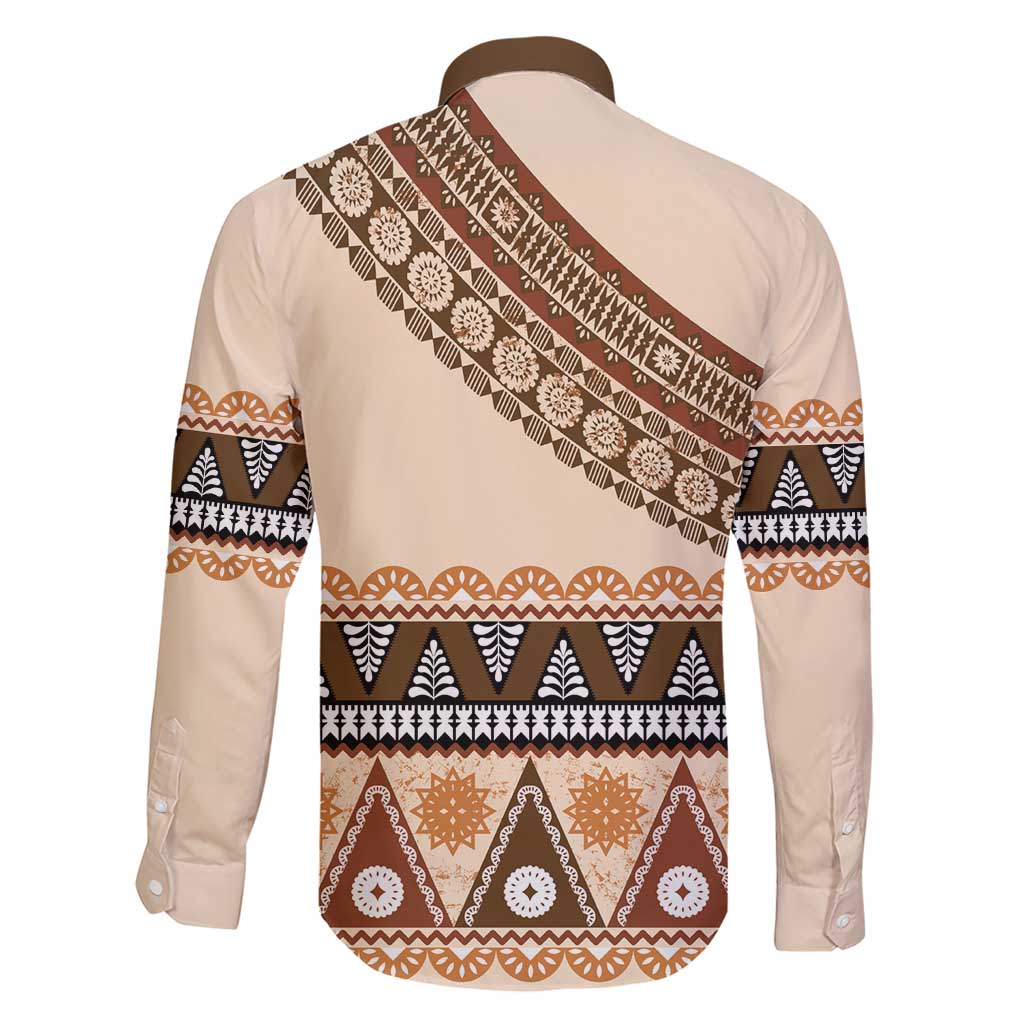 Bula Fiji Family Matching Short Sleeve Bodycon Dress and Hawaiian Shirt 2025 Pasifika Traditional Fijian Masi