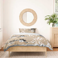 Bula Fiji Iri Buli Bedding Set Woven Fan With Fijian Tapa