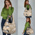 Bula Fiji Iri Buli Grocery Bag Woven Fan With Fijian Tapa