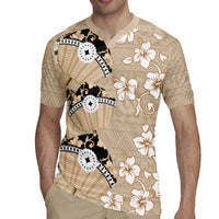 Bula Fiji Iri Buli Rugby Jersey Woven Fan With Fijian Tapa