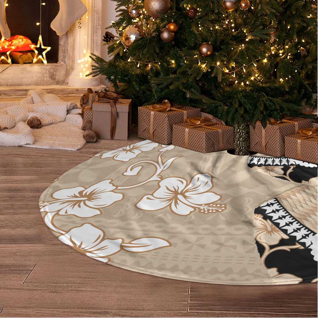 Bula Fiji Iri Buli Tree Skirt Woven Fan With Fijian Tapa - Polynesian Pride