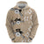 Bula Fiji Iri Buli Zip Hoodie Woven Fan With Fijian Tapa