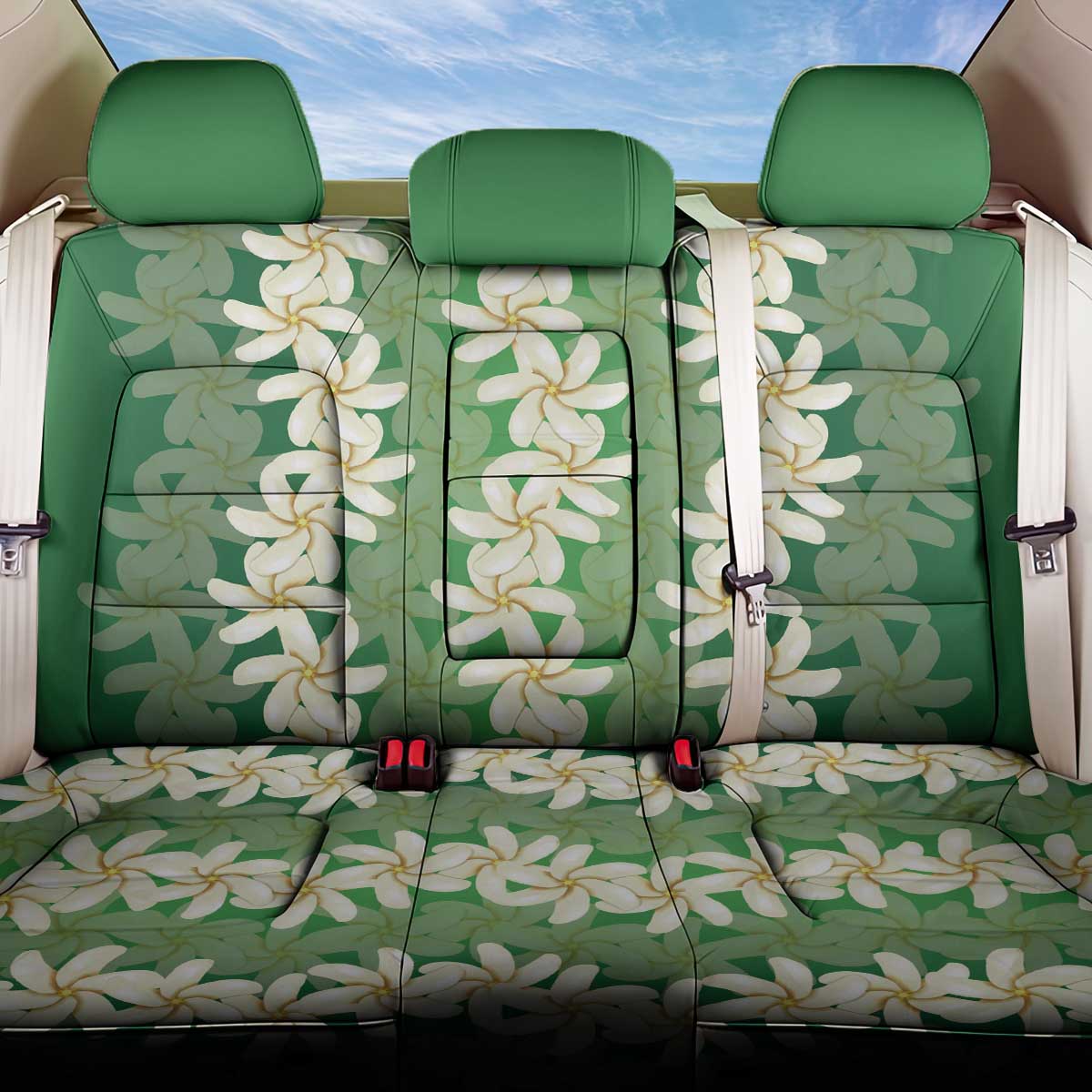 Ia Orana Tahiti Tiare Maori Seamless Style Back Car Seat Cover