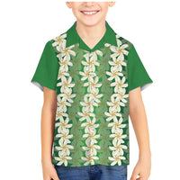 Ia Orana Tahiti Tiare Maori Seamless Style Family Matching Mermaid Dress and Hawaiian Shirt