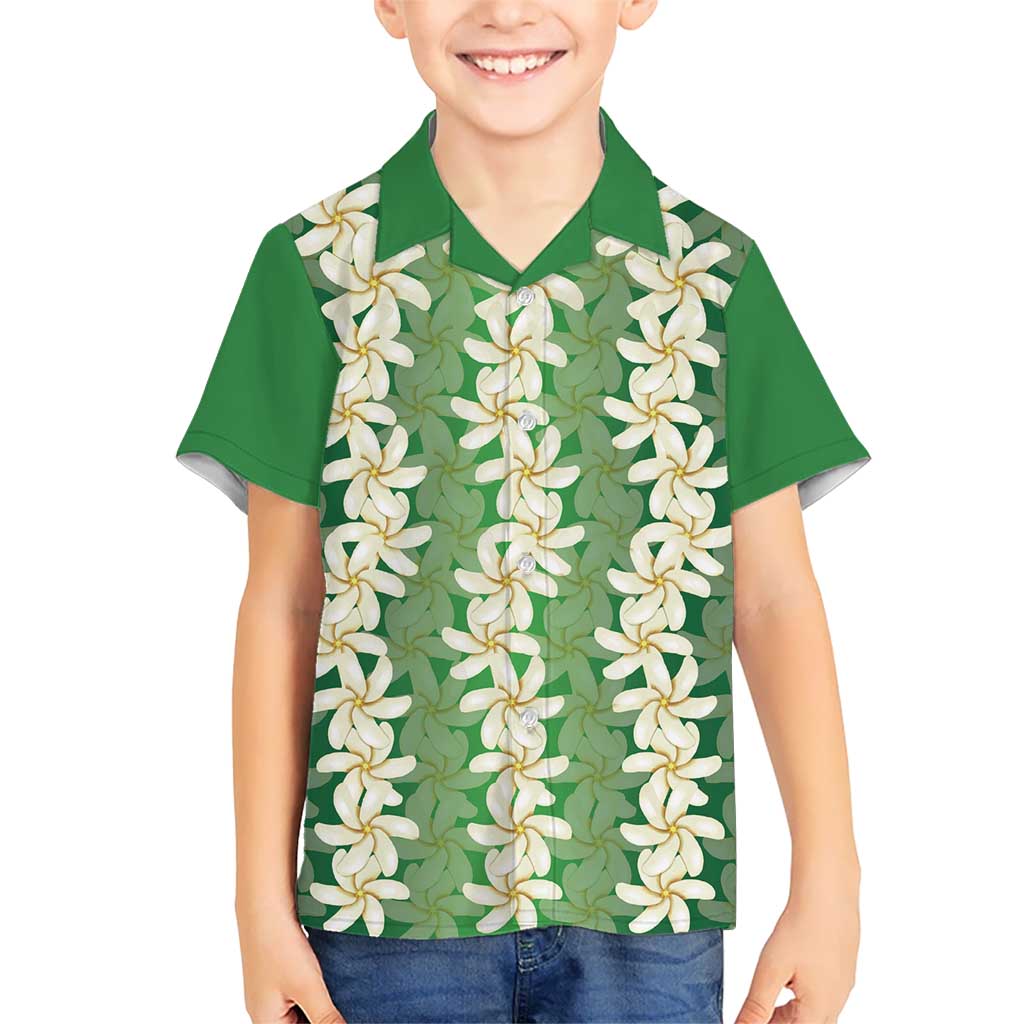 Ia Orana Tahiti Tiare Maori Seamless Style Kid Hawaiian Shirt LT14 Kid Green - Polynesian Pride