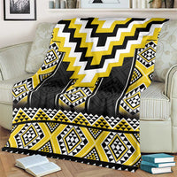 Yellow Taniko Aotearoa Blanket Niho Taniwha Mix Poutama
