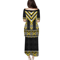 Yellow Taniko Aotearoa Puletasi Niho Taniwha Mix Poutama