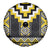 Yellow Taniko Aotearoa Spare Tire Cover Niho Taniwha Mix Poutama