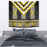 Yellow Taniko Aotearoa Tapestry Niho Taniwha Mix Poutama LT14 - Polynesian Pride